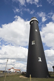 British Architectural Heritage Drucke: The Old Lighthouse, Dungeness, Kent, England, United Kingdom, Europe