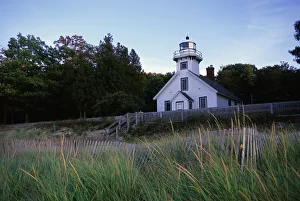 North America Landmarks USA Drucke: Old Mission Lighthouse