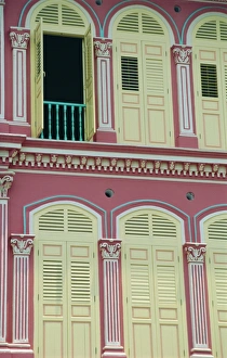 Vertical Cityscape Photography Drucke: Old style architecture