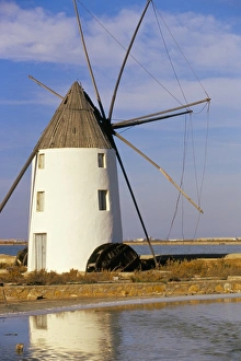 Andalucia Travel Destination Drucke: Old windmill at Mar Menor