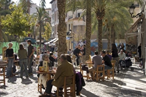 Piazza Navona Italy Drucke: Outdoor cafe