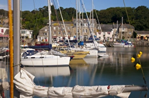 Drucke von Hafen von Padstow in Kornwall im Vereinigten Königreich Großbritannien Europa Padstow Drucke: Hafen von Padstow in der Grafschaft Cornwall im Vereinigten Königreich Großbritannien und Irland in Europa