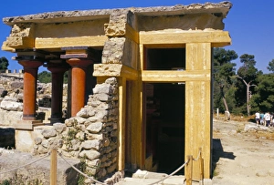 Knossos Archaeological Site Drucke: Palace ruins