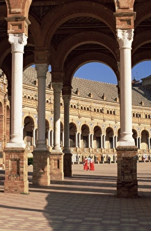 Seville Tourist Attraction Drucke: Palacio Espanol