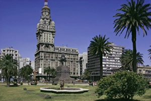 Montevideo Cityscape Drucke: Palacio Salvo
