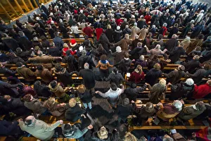 Festfeier am Palmsonntag in einer katholischen Kirche im Pariser Stadtteil Paris, Frankreich, Europa
