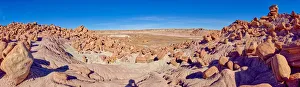 Desert Valley Scenery Drucke: Panorama of a valley that is the Gateway to the Devil