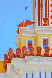 Symi Island Greece Drucke: Panormitis monastery, Panormitis, Symi Island, Dodecanese Islands, Greece