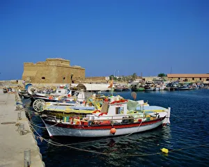 Drucke von Pafos Hafen, Zypern, Europa Verwandte Bilder Drucke: Paphos Hafen, Zypern, Europa