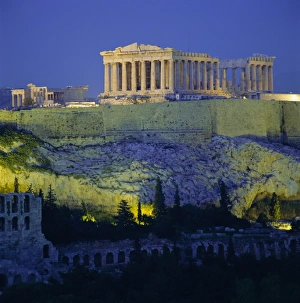 Der Parthenon und die Akropolis