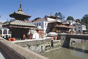 Kathmandu Valley Landmarks Drucke: Pashupatinath Temple