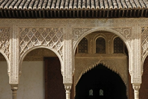 Nasrid Palaces Architecture Drucke: Patio de Arrayanes, Palacio de Comares