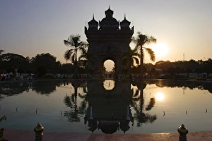 Indochina Landmarks Drucke: Patuxai monument