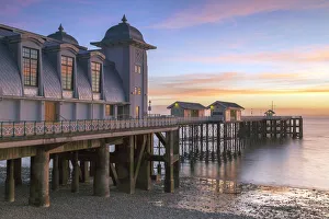 Pier von Penarth nahe Cardiff in der Grafschaft des Tals von Glamorgen im Vereinigten Königreich Großbritannien und Nordirland Europa
