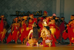 Indonesian Cultural Heritage Sites Drucke: Performance of the Hindu epic