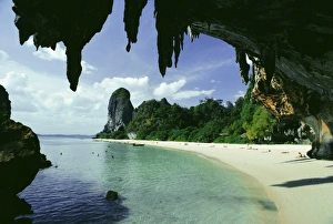 Tropical Coastline Photography Drucke: Phnanang Beach