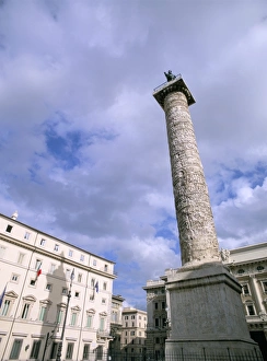 European Travel Destinations Map Drucke: Piazza Colonna