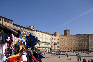 Tuscany Landmarks Europe Drucke: Piazza del Campo