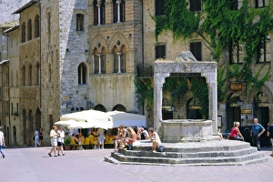 Italian Historic Sites Drucke: Piazza della Cisterna