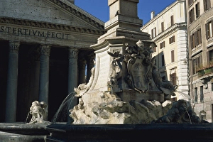 Pantheon Rome Italy Drucke: Piazza della Rotonda
