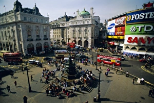 Piccadilly-Circus in London im Vereinigten Königreich
