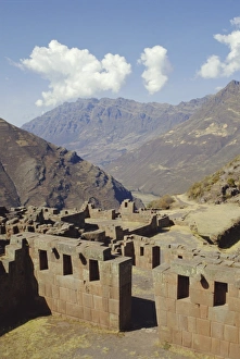 Ancient Inca Civilization Drucke: Pisac, Hitching Post of the Sun