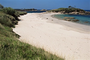 European Union Travel Spots Drucke: Playa de la Lanzada