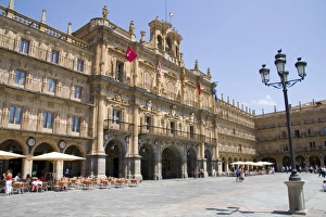 Drucke von Plazas mayor in Salamanka im Baskienland Spaniens Europäische Union Bilder Datiert 2007 September: Plazamayor