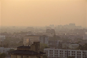 Southeast Asia Skyline Drucke: Pollution, Bangkok