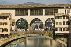 Fluss Drucke: Ponte Vecchío