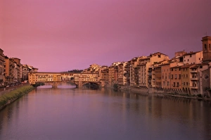 River Arno Italy Drucke: Ponte Vecchio over the River Arno