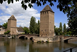 Alsace France Landmarks Drucke: Ponts Couverts