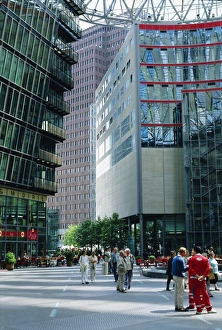 Berlin Tourist Attractions Map Drucke: Potsdamer Platz