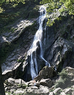 EU Travel Destinations Drucke: Powerscourt waterfall