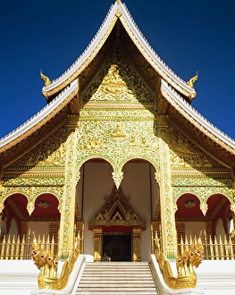 Laos Travel Destinations Drucke: Prabang Hall