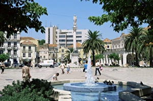European Union Travel Destination Drucke: Praca Bocage