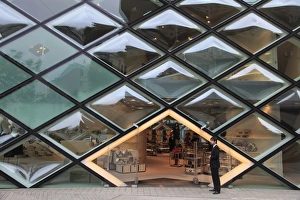 Tokyo Cityscape Photography Drucke: Prada building, designed by architects Herzog de Meuron