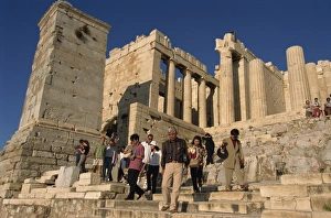 UNESCO World Heritage Site Athens Drucke: Propylea, Acropolis