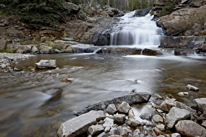 Utah Waterfalls Drucke: Provo Falls, Wasatch-Cache National Forest, Utah, United States of America, North America