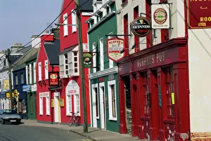 Drucke von Trinkhäuser in Dingle im Grafschaft Kerry im Munsterland Irlands Republik Verwandte Bilder Drucke: Pubs im Dingle