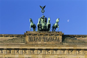 Berlin Tourist Attractions Map Drucke: The Quadriga