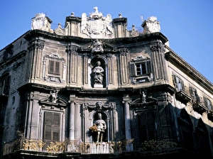 Mediterranean Architecture Europe Drucke: Quattro Canti