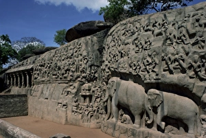 UNESCO World Heritage Site Tamil Nadu Drucke: The Five Raths Group