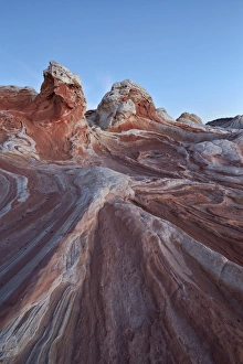 White Pocket Arizona Drucke: Red and white sandstone formations, White Pocket, Vermilion Cliffs National Monument