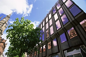 Glasgow Architecture Drucke: Reflection of church