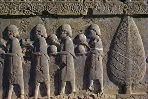 Drucke von Reliefs, Persepolis, UNESCO-Welthandelsitze, Iran, Vorderer Orient Persepolis Drucke: Reliefs, Persepolis