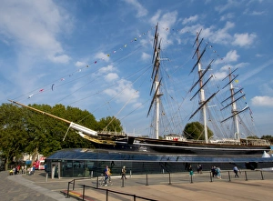 Die renovierte Cutty Sark in Greenwich, London im Vereinigten Königreich Europa