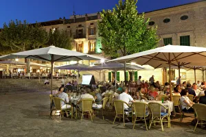 Restaurant im Plaza Mayor, Pollença (Polentia), Mallorca (Mallorca)