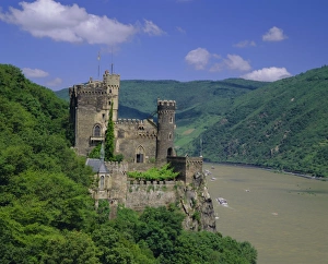 German Castle Tours Drucke: Rheinstein Castle