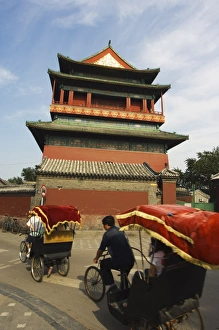 Rickshaw at the Drum Tower